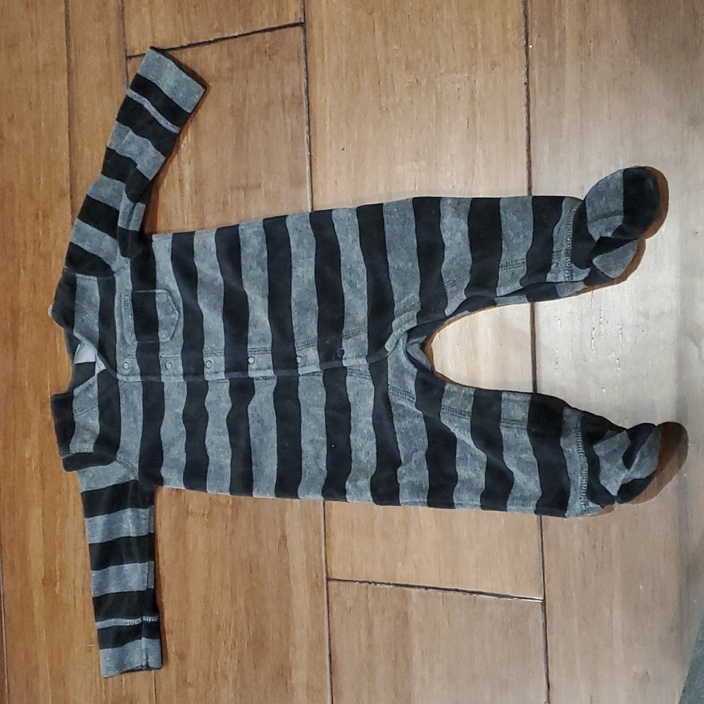 Take 50% off Baby Gap Velour Striped Footed One Piece